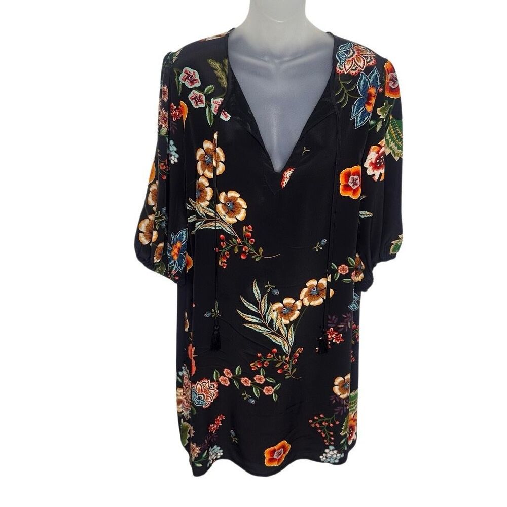 Johnny Was Zorya Printed Floral Mini Dress Small - Picture 2 of 8